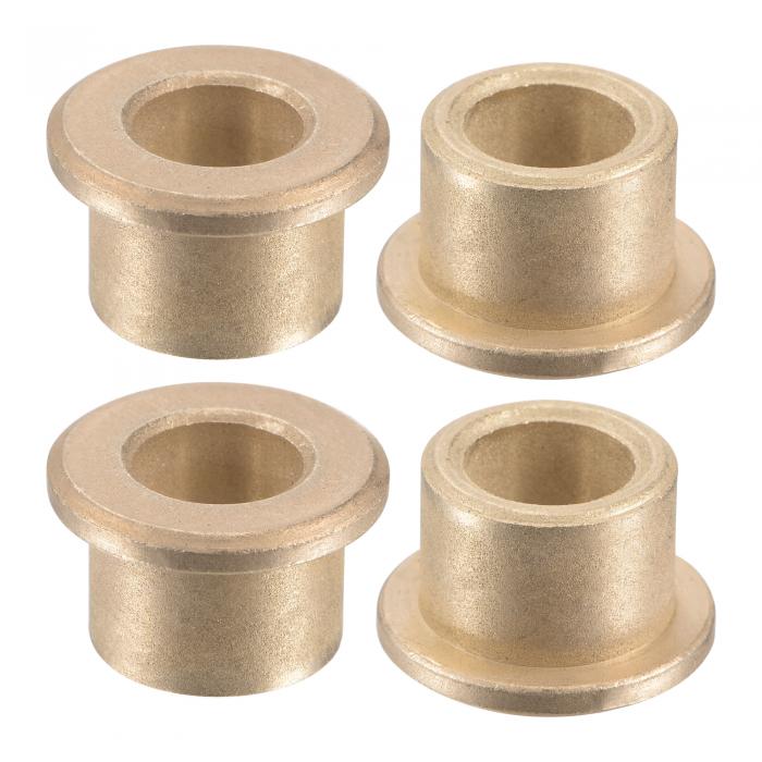 uxcell フランジスリーブベアリング 8mmボア 12mm外径 10mm長さ 16mmフランジ径 2mmフランジ厚さ 焼結..