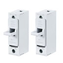 uxcell ヒューズホルダー 単極ヒューズホルダー RT14-20 AC380V 20A グレー RT14 RT18 R015 2個入り