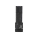 uxcell インパクト六角ビットソケット Cr-Mo鋼 メトリック 75 mm長さ 12.5 mmドライブ x H18(18 mm)