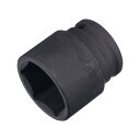 uxcell 32mm 6ポイントインパクトソケット インパクト用ソケット 12.5mmドライブ CR-Vスチール 全長45mm メトリックサイズ