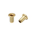 uxcell ホローカッパーリベット 銅中空リベット レザーリベット中空 グロメット回路基板 PCB 3mmx6mm 200個入り