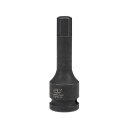uxcell インパクト六角ビットソケット Cr-Mo鋼 メトリック 75 mm長さ 12.5 mmドライブ x H11(11 mm)