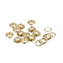 uxcell ワッシャー付きアイレット13 x 8 x 5mm アイアンスルーホール 中空リベットグロメット ブラストーン 100セット入り