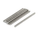 uxcell ねじロッド ネジ棒 10本入り メタル 304ステンレス鋼 M6x110mm シルバートーン(4)