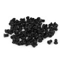 uxcell ハードドライブネジ 63.5mmハードドライブ用 M3x4.8mm ブラック亜鉛メッキ 100個入り(4)
