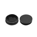 uxcell プラグエンドキャップ プラスチック 50mm x 48mm 円形 家具 テーブル 椅子脚 4個