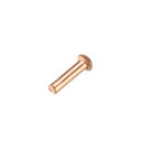 uxcell コッパーソリッドリベット ファスナー 丸いヘッド シャンク直径2 mm シャンク長さ8 mm 200個入(4)