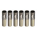 uxcell キャンドルソケットカバー 100 mmシャンデリアスリーブ 電球ライトベースホルダー ブロンズ 6個入り