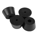 uxcell 家具保護 ラバー足 プロテクター レース ノンスリップ足 4個入 25mmx12mm