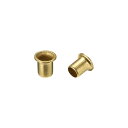 uxcell ホローカッパーリベット 銅中空リベット レザーリベット中空 グロメット回路基板 PCB 5mmx6mm 200個入り