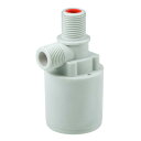 uxcell フロートボールバルブ G1 / 2スレッド プラスチック 垂直自動充填水液面制御センサー フィルター付き