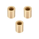 uxcell スリーブベアリング すべり軸受 10mm x 16mm x 20mm スズブロンズ素材 3枚入り(4)