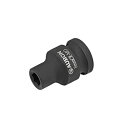 uxcell インパクトソケット インパクトドライバーソケット ドライブシャロー 6ポイント Cr-Mo メトリック 8mm