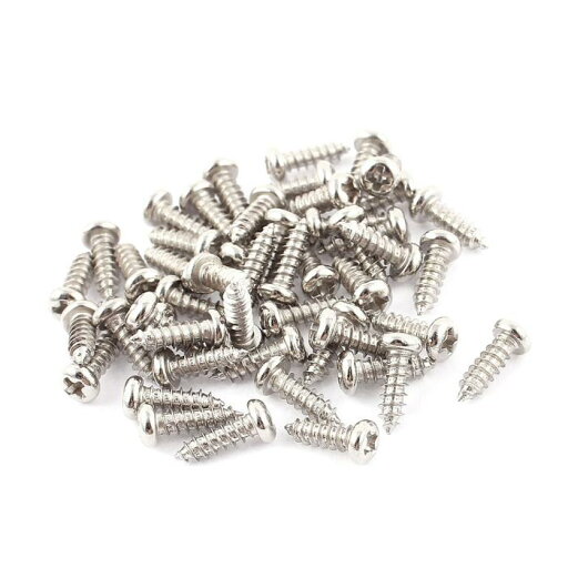 uxcell セルフタッピング・ネジボルト M2.6x8mm 0ラウンドヘッド ステンレス鋼 50個入り uxcell セルフタッピング・ネジボルト M2.6x8mm 0ラウンドヘッド ステンレス鋼 50個入り