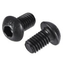 uxcell 六角穴付きボルト 六角ソケットボタンヘッド キャップボルト 合金鋼 M6x10 mm 50個入り(4)