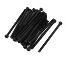 uxcell M2.5x45mm六角穴付きボルトセット 六角ソケットキャップヘッド 六角ソケットボルト ソケットねじ フルスレッド 合金鋼 20個入り(4)