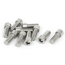 uxcell 六角穴付ボルト 304ステンレススチール製 シルバートーン M8 x 20mm 10個入り(4)