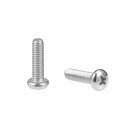 uxcell ボルト M5x18mm 機械ネジ なべ 十字穴付き ボルト ファスナー ボルト 50個入れ
