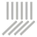 uxcell ダボピン 304ステンレス鋼 円筒棚支持ピン 10個 4mm x 50mm