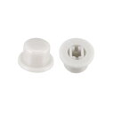 uxcell タクトスイッチプロテクターカバー プラスチック製 グレー 2.4 x 2.4mm 20個入り グレー