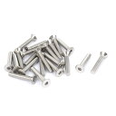 uxcell 六角穴付きボルト 304ステンレス鋼 機械ねじ M6x35mm 20個入り