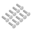 uxcell 六角ボルト ヘキサゴンヘッド 304ステンレススチールファスナー M6x20mm 10個入り(4)