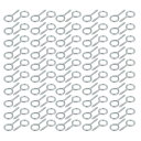 uxcell ねじアイフック セルフタッピングねじ ねじ込み式ハンガー アイシェイプリングフック シルバー 1.7 mmx22 mm 100個