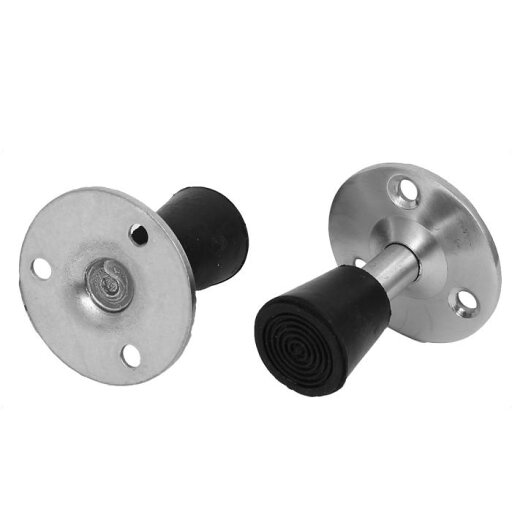 uxcell ドアストッパー 戸当り シルバートーン ブラック 金属 ゴム 46x50mm 2個入り uxcell ドアストッパー 戸当り シルバートーン ブラック 金属 ゴム 46x50mm 2個入り
