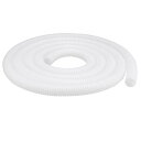 uxcell コルゲートチューブ 電気配線用チューブ ポリエチレン ホワイト 長さ3メートル 外径25mm