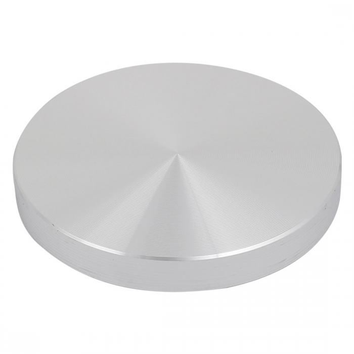 uxcell アルミニウムディスク ガラストップアダプター 円形ディスク 8×60mm M8穴径 4個入り