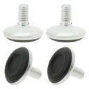 uxcell レベリングフット M8 x 15 x 30mm レベリングフィート 調節可能 レベラー フロアプロテクター 家具用 デスク テーブル チェア脚用 ...