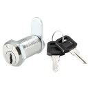 uxcell カムロック 30mmシリンダー長 35mmロングカムナットオンタイプ 別のキー付き