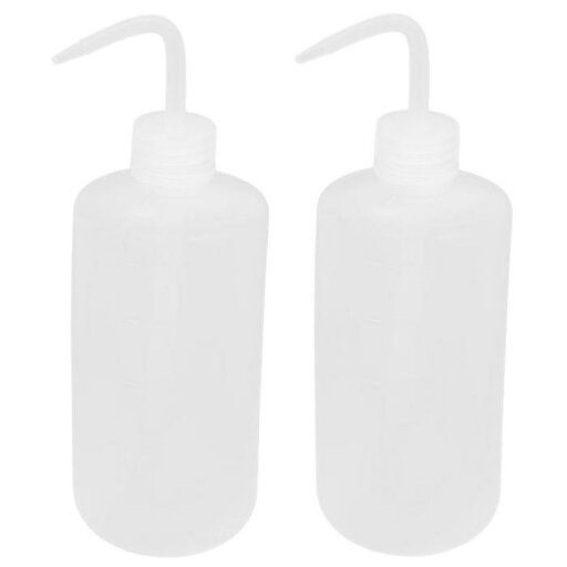 uxcell スクイズボトル ボトル 瓶 液体用 プラスチック製 500mL クリアホワイト 2個セット uxcell スクイズボトル ボトル 瓶 液体用 プラスチック製 500mL クリアホワイト 2個セット