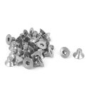 uxcell 皿ボルト ネジボルト 六角穴付きボルト 皿フラットヘッド 304ステンレス鋼 M6×8mm 30個