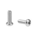 uxcell ボルト M5x16mm 機械ネジ なべ 十字穴付き ボルト ファスナー ボルト 30個入れ