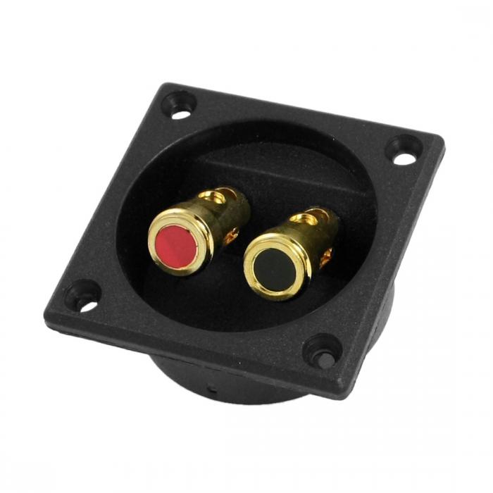 uxcell ポストボード バインド スピーカースクエアカップ バインディングポスト ポスト端子 スピーカー