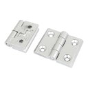 uxcell 蝶番 家具補修 金具 ドアヒンジ アルミ合金材質 65mm ワードローブゲート 食器棚 キャビネット クローゼット
