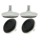 uxcell レベリングフット M6 x 10 x 30mm レベリングフィート 調節可能 レベラー フロアプロテクター カバー 家具用 マシンレッグ用 テーブ...