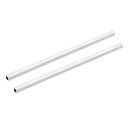 uxcell 6063アルミニウム角管 10mmx10mmx1 mm 壁厚さ 300mm長さ シームレスストレートパイプチューブ 2個