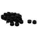 uxcell パイプキャップ チューブインサートプロテクター 20mm OD プラスチック ラウンド 30個 内径17-19mm
