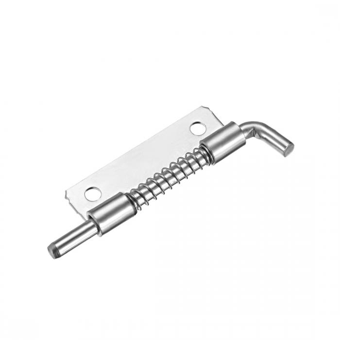 uxcell 右利きスプリングラッチ ロックラッチ カーボンスチールロック 長さ93mm 10個入り