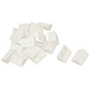 uxcell 金具 角ブラケット 33mm x 19mm x 19mm プラスチック素材 20枚入り
