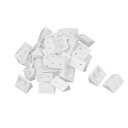 uxcell アングルブラケット プラスチック ライトアングルブラケット プラスチックアングルブラケット40個入り