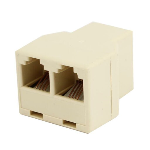 uxcell 電話コネクタ スプリッタジョイナーコネクタ モジュラー ベージュ プラスチック RJ11 F-2F F / 2Fプラグ uxcell 電話コネクタ スプリッタジョイナーコネクタ モジュラー ベージュ プラスチック RJ11 F-2F F / 2Fプラグ