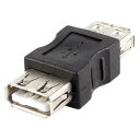 uxcell USBアダプタ USB 2.0タイプAメスーメス プラスチック、 4 x 1.7 x 1 cm