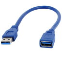 uxcell アダプターケーブル データ USB 3.0 A F/Mコネクター ノートパソコン対応 …