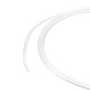 uxcell 点滴灌漑ホース フレキシブルホースチューブ ビニールホース 水管用 エアライン用 軽量 透明 1mmID 1.6mmOD 5m