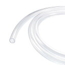 uxcell PVCチューブ ホースチューブ 点滴灌漑ホース 水管用 エアライン用 柔軟 軽量 透明 9mmID 12mmOD 2m