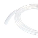 uxcell 燃料チューブ PVCチューブ ホースチューブ 水管用 エアライン用 柔軟 軽量 透明 10mmID 14mmOD 2m