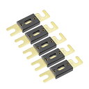 uxcell ブレードヒューズ 600A DC 32V 絶縁高温 ANLヒューズ 電気保護 5個入り